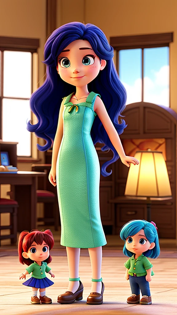 Arial and her two daughters