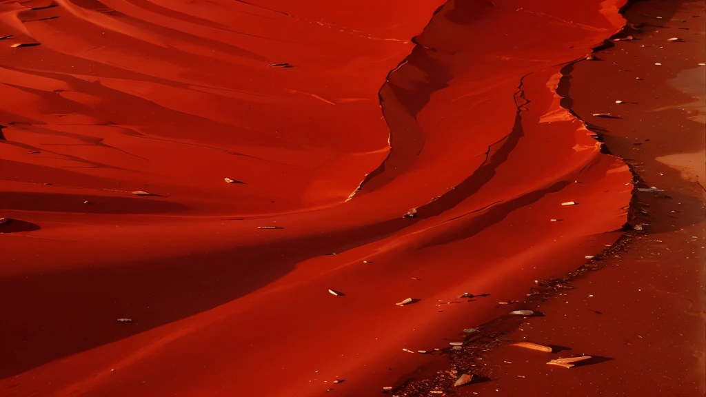 quicksand of change,Metallic,Red,detailed,no big rocks