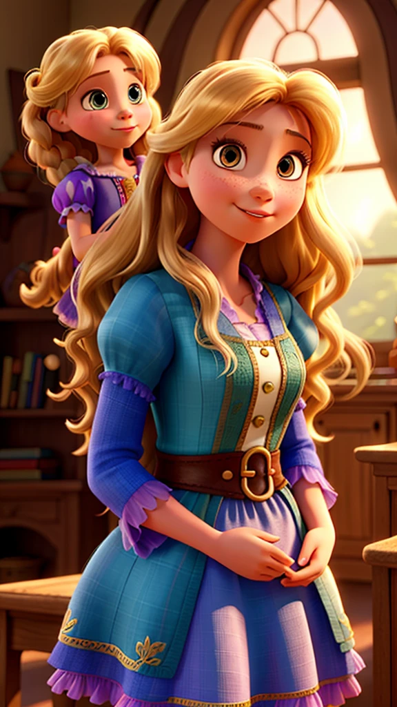 Rapunzel and her daughter