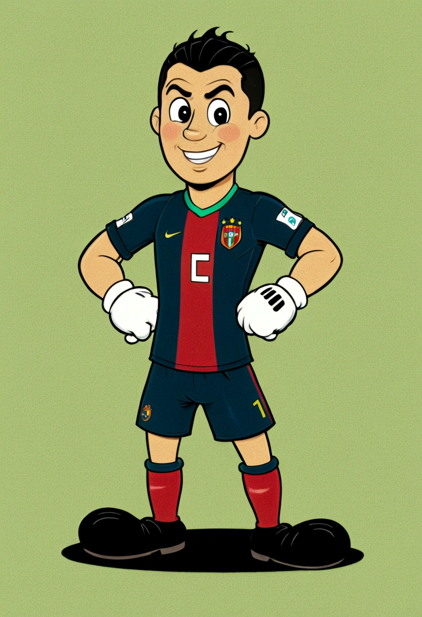 (rubber_hose_character:1.3) cartoon,cristiano ronaldo
