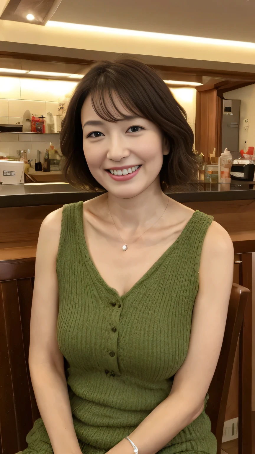 Portraiture、8K、high quality、Realistic Photographic Images、50 years old、Japanese women、Wrinkles around the eyes、、Beautiful Black Hair、short hair、short hair、light makeup、A kind smile、Laughter、Bright colors、lingerie、In underwear、4K、high resolution、Realistic Photographic Images、Japanese women、45 years old、Pure Japanese humanity、Beautiful wife、Upper Body、Beautiful chest、Chest swelling、chest、、light makeup、、Pure beauty、Mature Woman、A refreshing smile、Open your mouth、Black Hair、black eye、
Small restaurant、Sit on a chair、Snack Mom、Dimly lit room、counter、Shochu bottles lined up、Large bust、Chest cleavage、What happened to your thighs?、