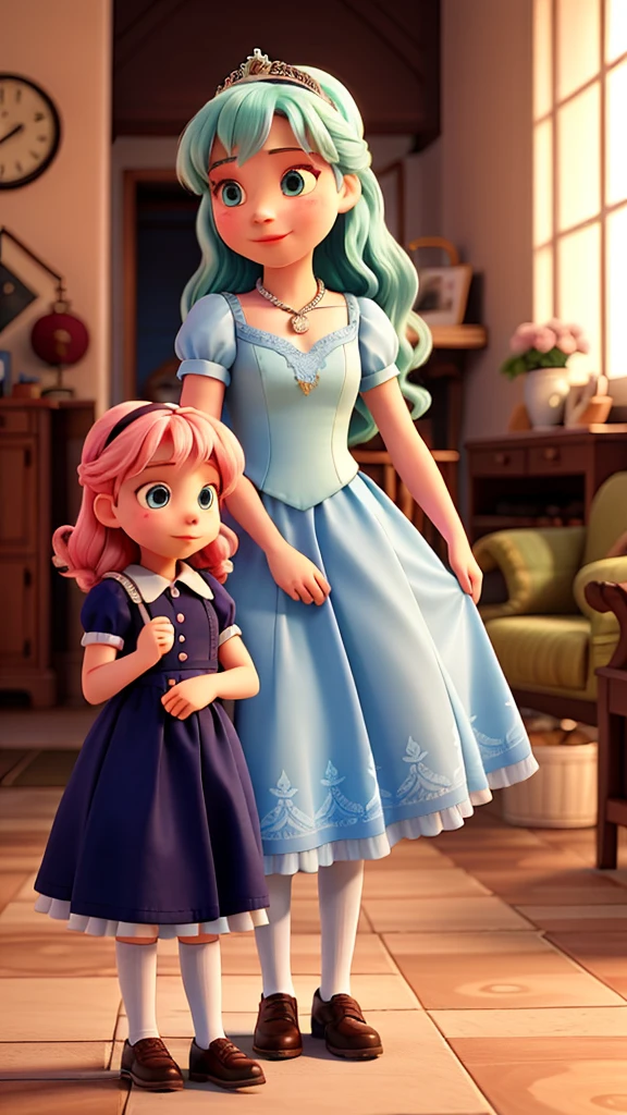 Aurora and her daughter