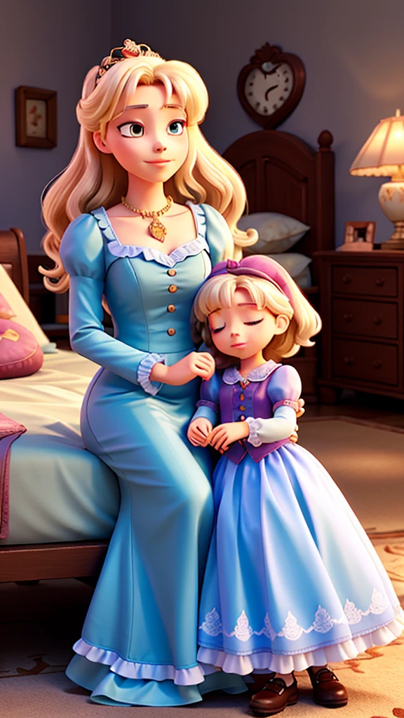 Sleeping beauty and her daughter