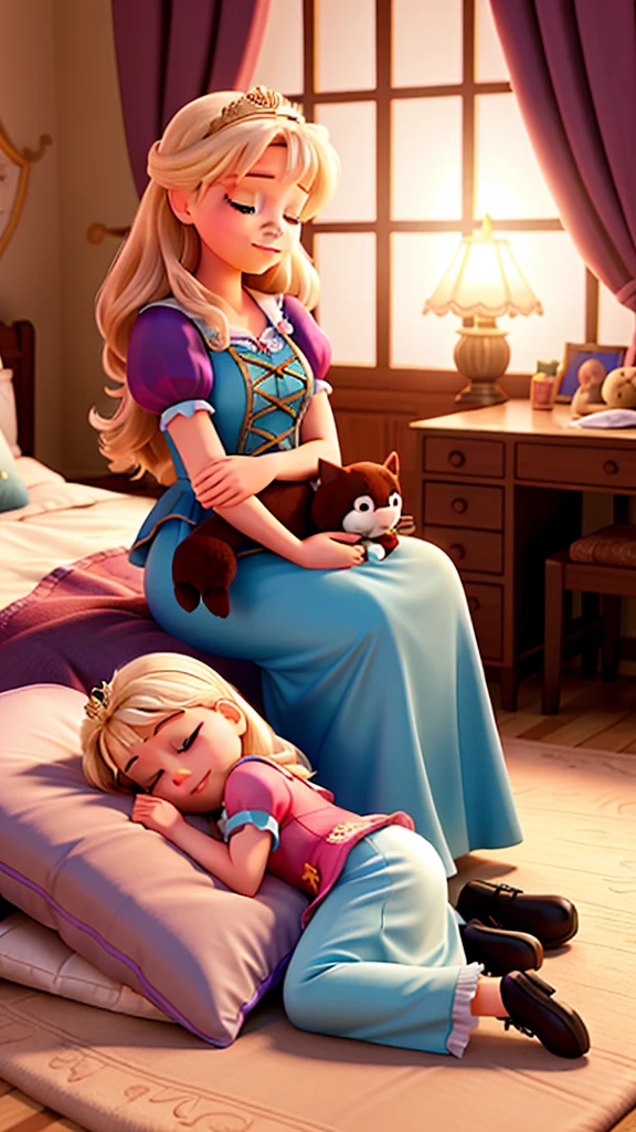 Sleeping beauty and her daughter