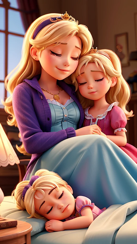 Sleeping beauty and her daughter