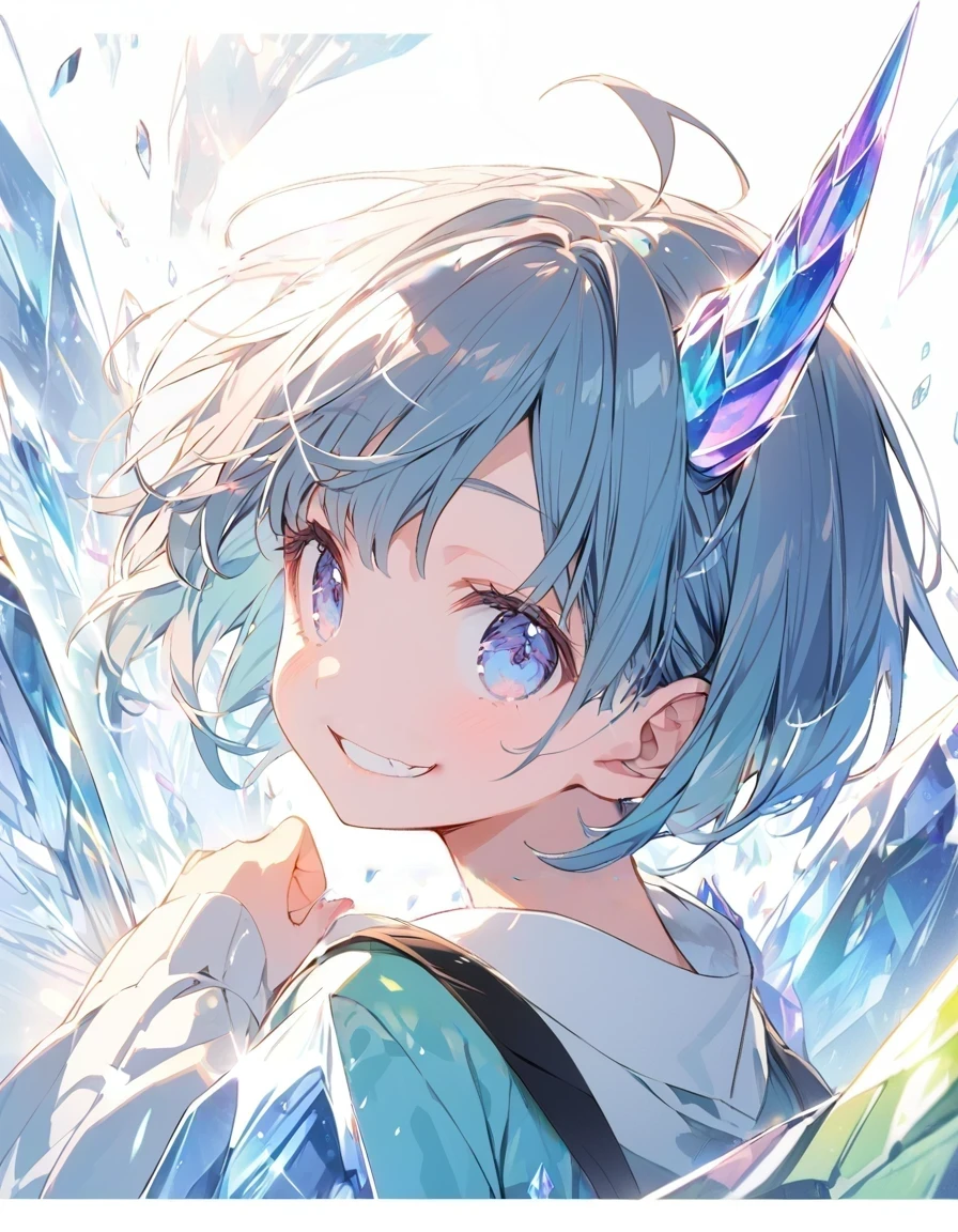 Seven-colored crystal Dragon Wing