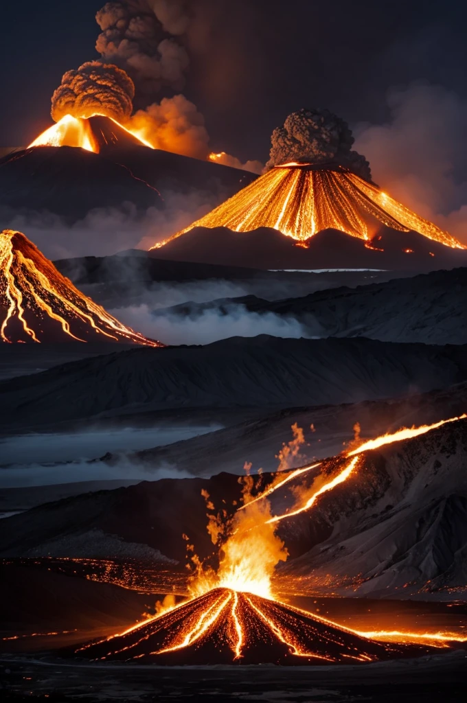 land of fire and volcanoes