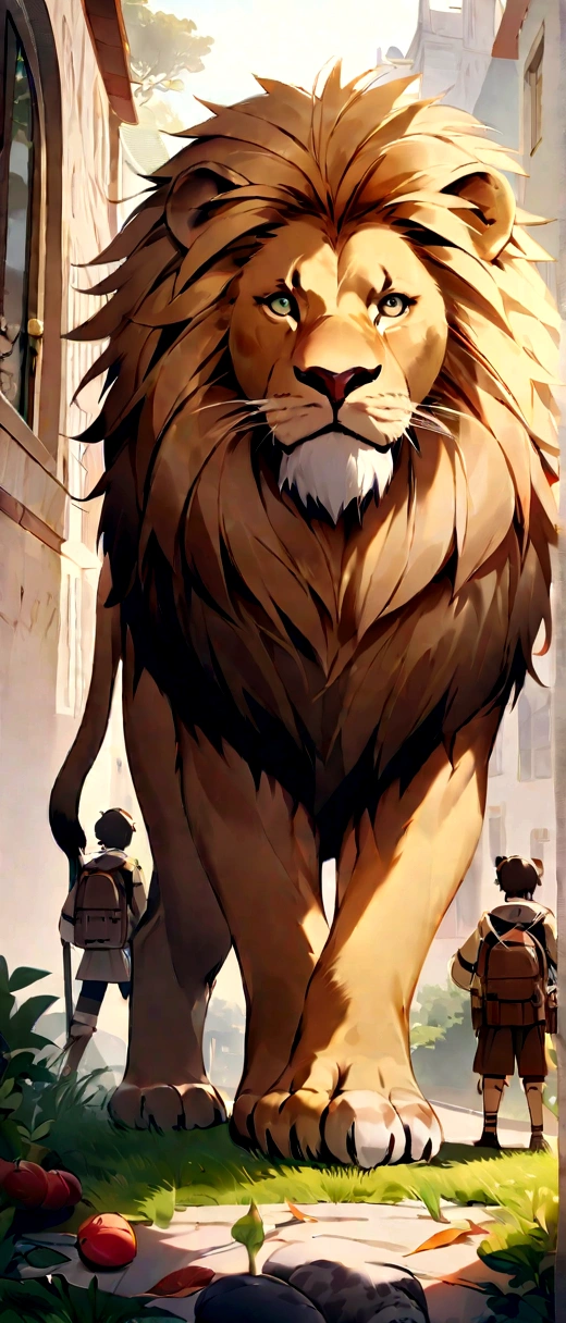 Lion: (announcing) From now on, I will eat one animal every day so that I don't have to hunt. You must send one animal to me daily!