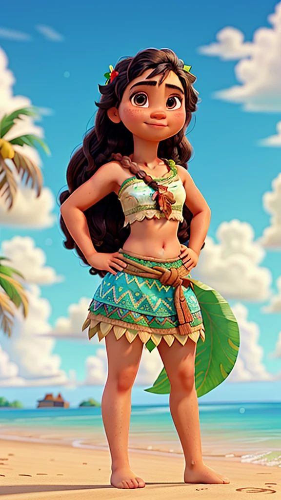 Moana with a crop top
