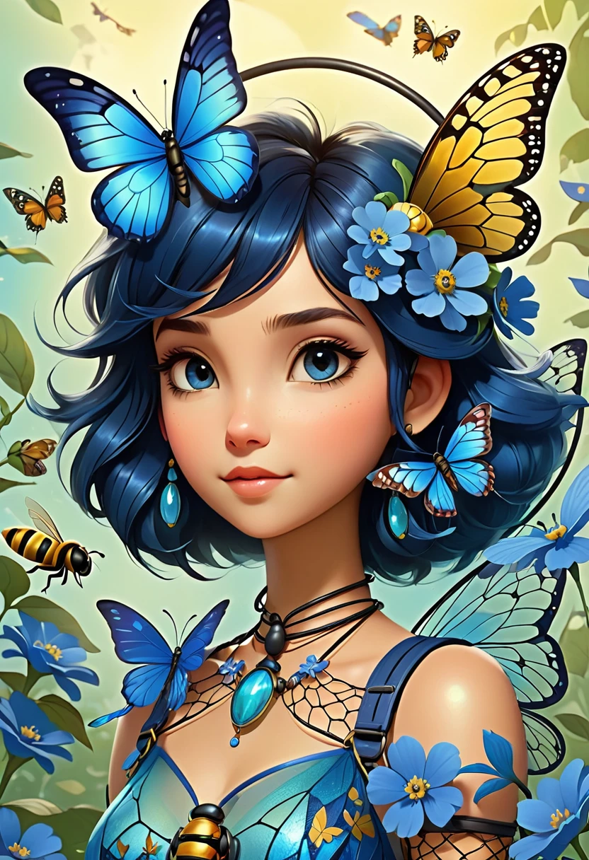 Rough texture，Hand-drawn style：1 Girl,airplane,airplane,animal,animal On the head,animal on shoulder,antenna,one,bee,beetle,bird,bird on hand,bird On the head,bird on shoulder,birdcage,blue Butterfly,Blue feathers,Blue flowers,blue wing,bracelet,Vulnerabilities,Butterfly,Butterfly hair ornament,Butterfly net,Butterfly on hand,Butterfly print,Butterfly wing,cage,crow,crystal,deer,ayan nag,dragonfly,Eternal larvae,Fairy,Fairy wing,fighter jet,flight,ginkgo leaf,glowing Butterfly,glowing wing,Gradient clothes,Gwendolyn \(Odin&#39;s Realm\),Hand net,insect wing,,Jewelry,Kashiwazaki Sena,Section Chief Shinobu,ladyVulnerabilities,lexington \(Battleship Maiden R\),lizard,looking at animal,Crescent Night Sky,multicolored wing,On the head,Origami,Thousand paper cranes,Parrot,windmill,Yuko Saigyoji,saint quartz \(destiny\),Shuriken,silk,Solitary,mahjong,spider, web,Scribbled,UFO,Russian,white Butterfly,wing,yellow Butterfly