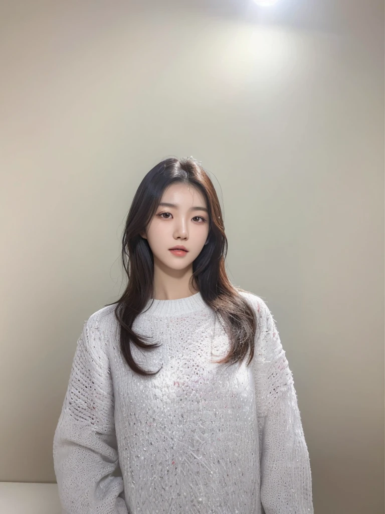 Best Quality, 8k, Masterpiece, (Portrait: 1.3), (photo realistic:1.4), (hyper realistic:1.4), Sharp Focus, looking at viewer, (smoother lighting:1.1), (increase cinematic lighting quality:0.9), realistic lighting, backlighting, light on face, ray trace, (brightening light:1.2), (Increase quality:1.4), sharp detail, (best quality real texture skin:1.4), finely detailed eyes, black_eyes, finely detailed face, 25 year old Korean woman 
