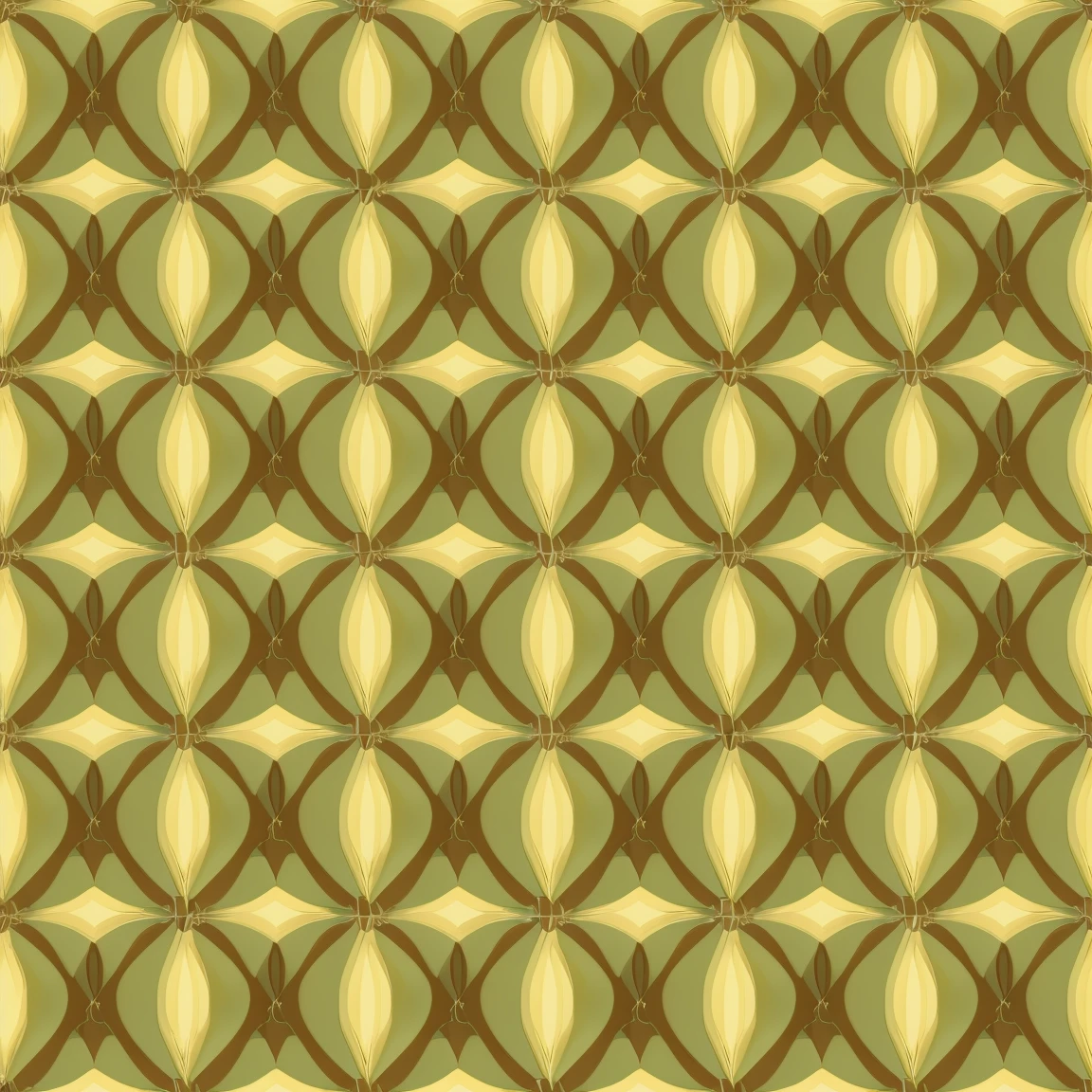 pattern of geometric forms in different positions in different olive and cornsilk colors background, minimalist style
