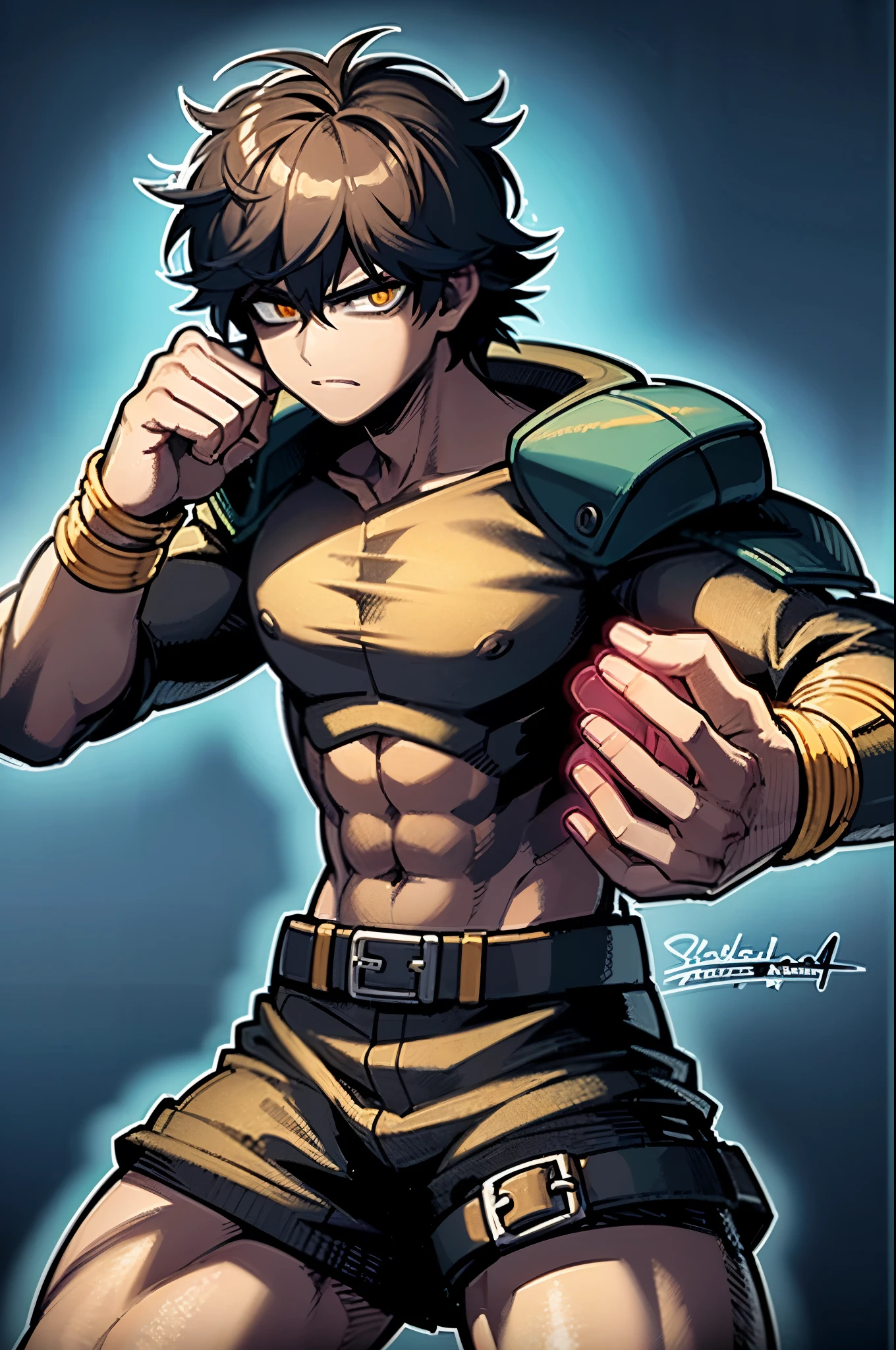 ((illustration)), (best quality)), ((masterpiece)), (detailed), ((night)), teenager, solo, 1boy, male focus, black trench coat, short hair, black hair, spiky hair, jeans, rubber shoes, cityscape, lineart, thick lines, itadori, itadori_yuuji, hair bangs, muscular, turtleneck