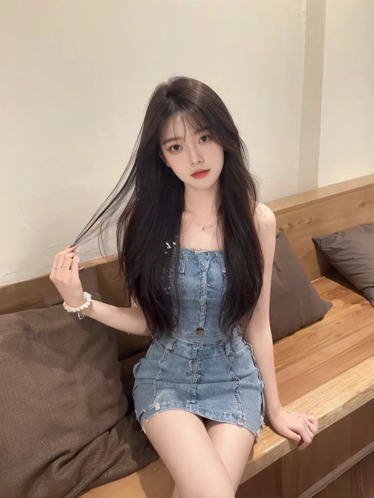 ((best quality, 8K, masterpiece:1.3)), Key Points:1.2, Perfect body beauty:1.4, Hips:1.2, ((Layered Hairstyle, Chest:1.2)), (Wet clothes:1.1) , (rain, street:1.3), Loose cropped T-shirt: 1.1, Delightful pleated skirt, Highly detailed face and skin texture, beautiful eyes, Double eyelids, Skin Whitening, Messy hair: 1.2, Long hair, (Residence: 1.3),