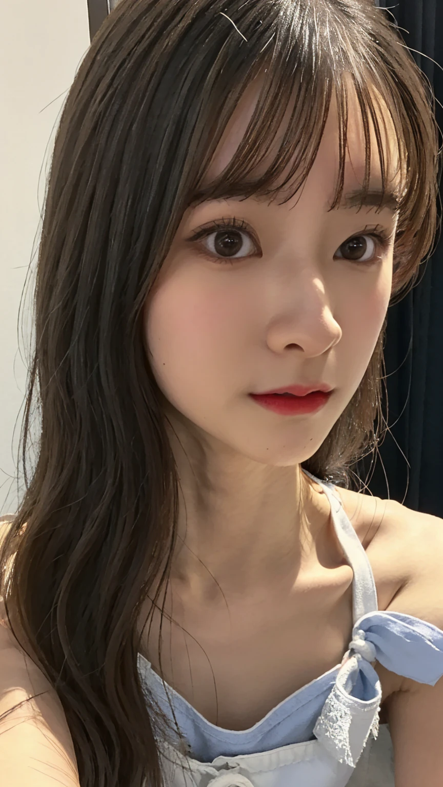 hightquality、masterpiece、ultra res、cute girl face、kitchin、barechested、Naked apron、full bodyesbian、Famous actresses of Japan、very beautiful face, 8K, sharp focus, natural big breast, Nude.