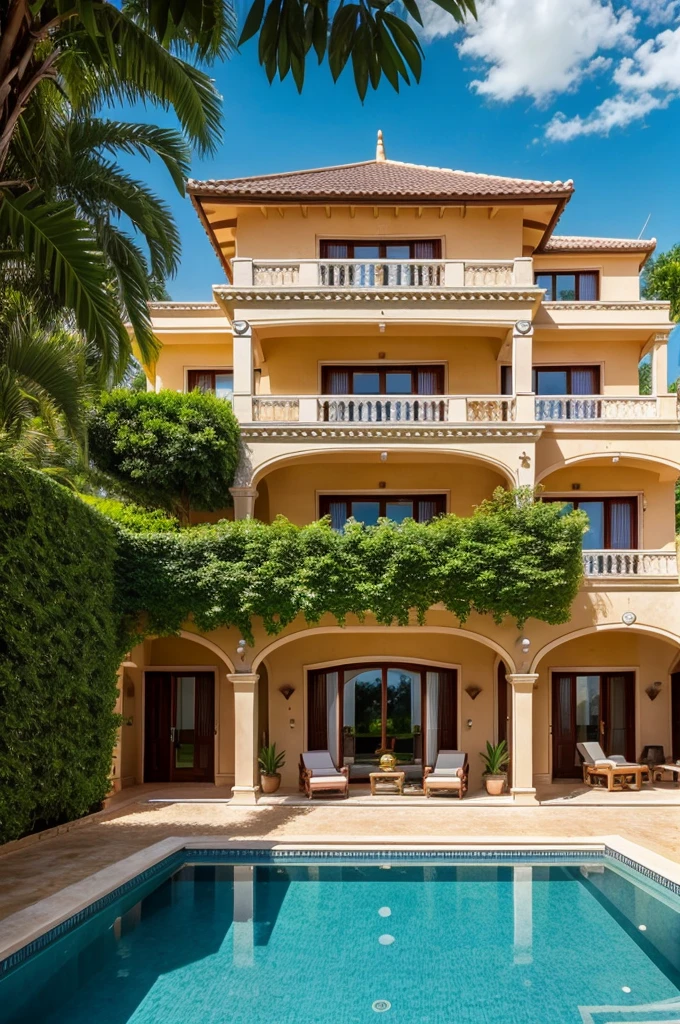 A grand villa near see and of 2 acers land
