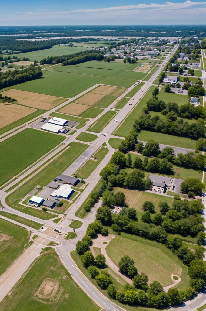 Small town with its own landing strip