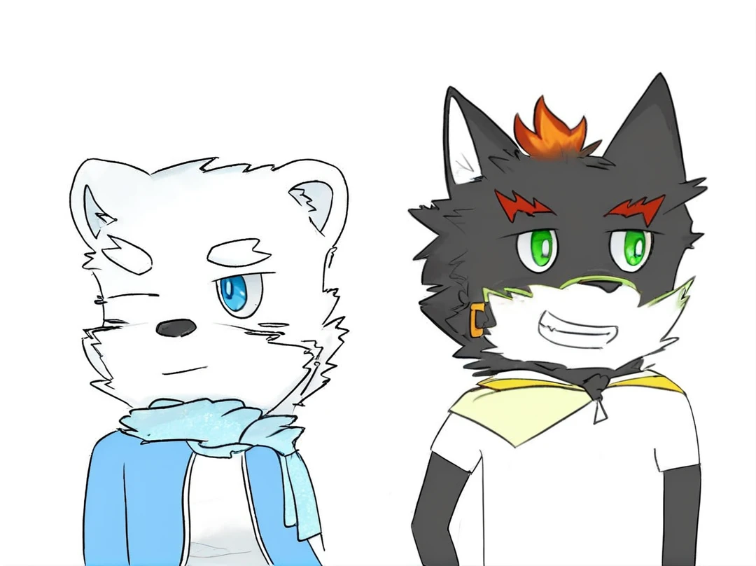 white and small bear；handsome wolf;all-age;cute bear;proportionate
