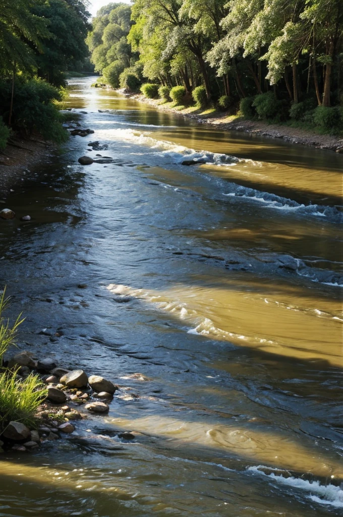 River full of money
