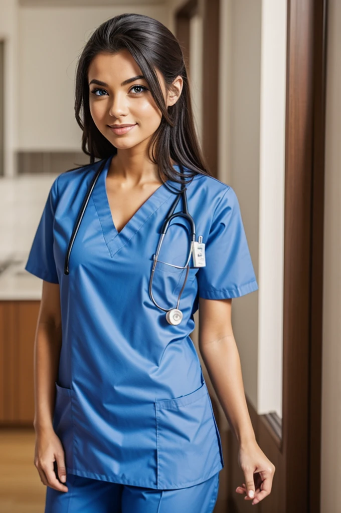 female human in nurse uniform