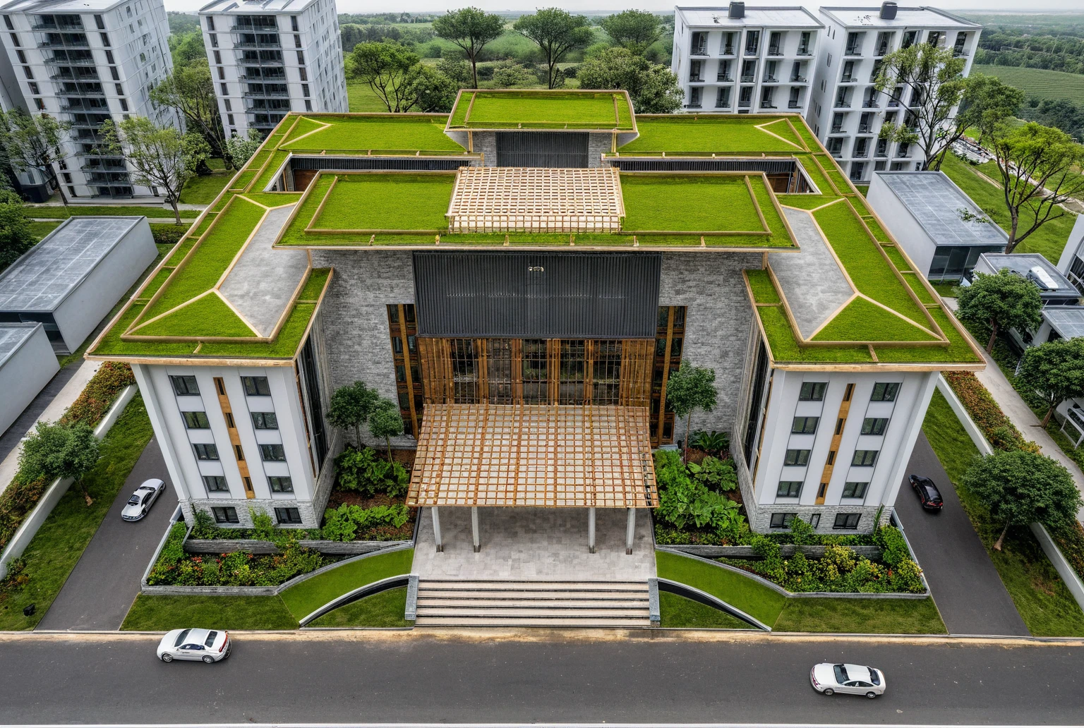 raw photo ,Masterpiece, high quality, best quality, authentic, super detail, outdoors, onestoreyvillaXL, aiaigroup,
STREETS, WORKING HEADQUARTERS, house style modern on the street ,stairs, white wall ,road,pavement, grass, trees, sky, cloud, (daylight:1.1)