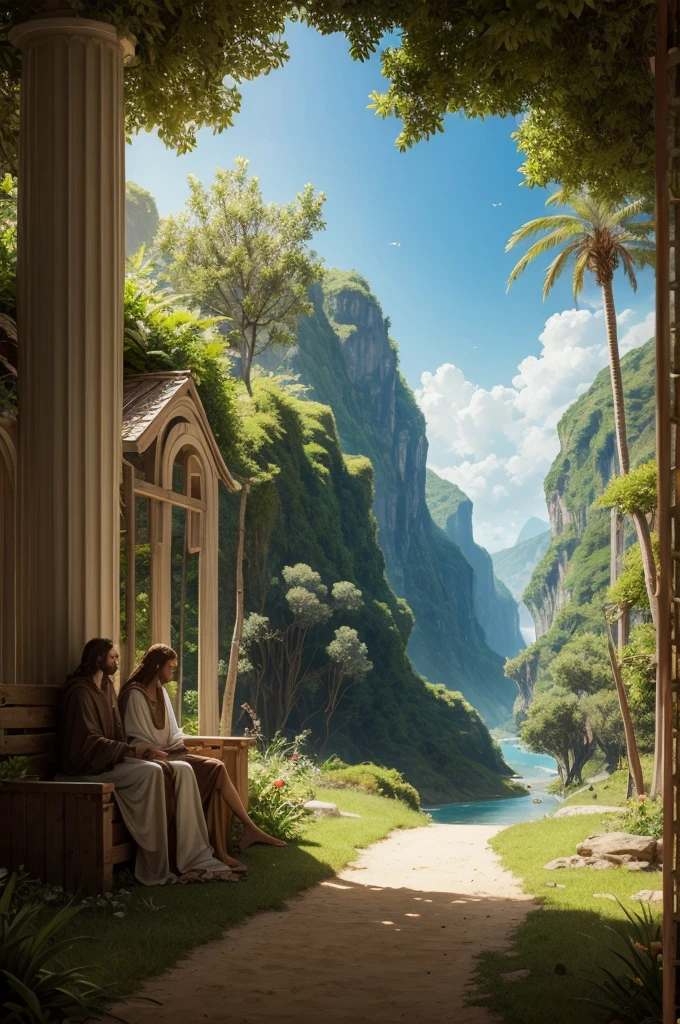 The paradise described in the bible