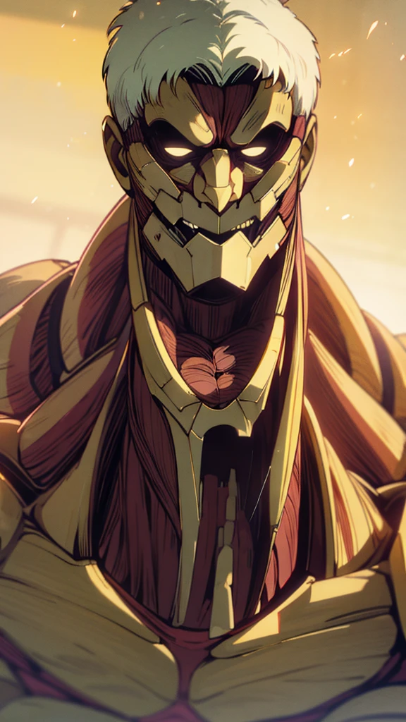 Armoured titan face