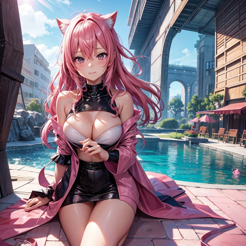 pink hair anime hentai