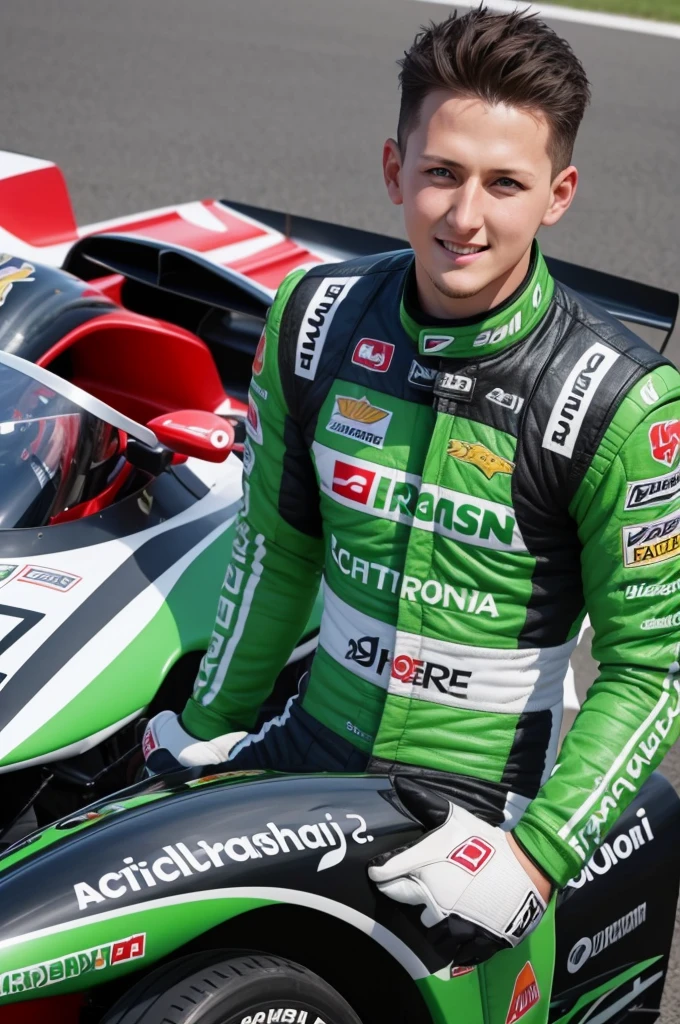 create what a younger son of Michael Schumacher would be like, the son is 22 years old