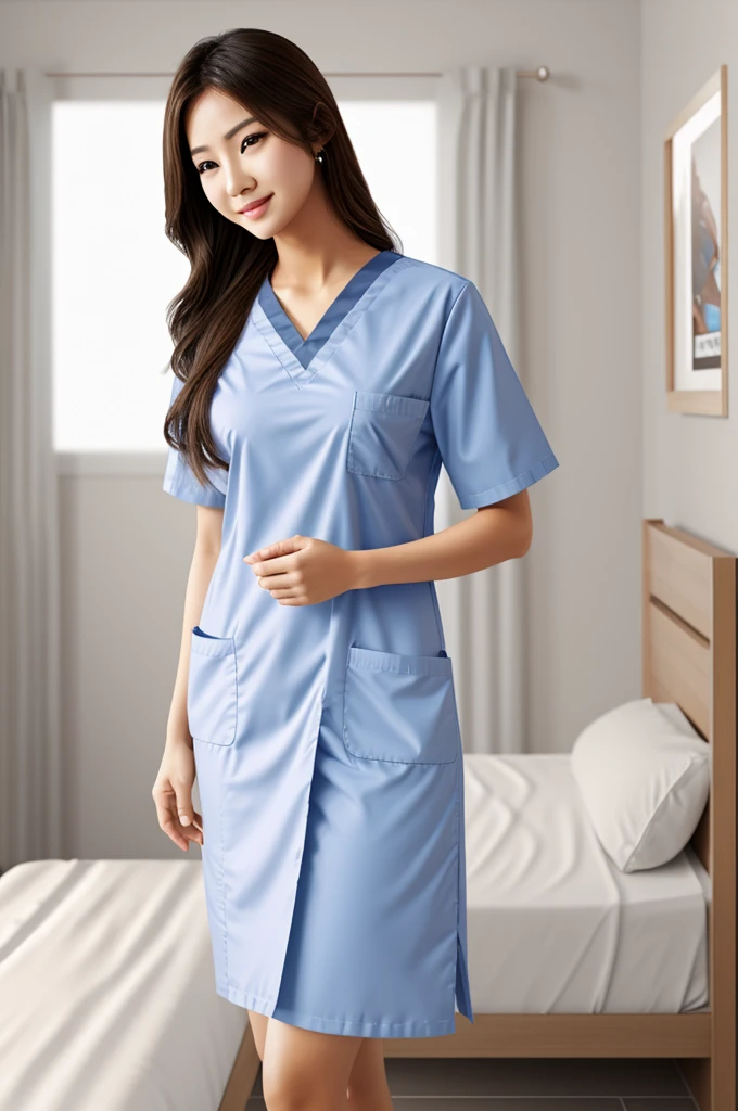 female nursing student thailand realistic style model