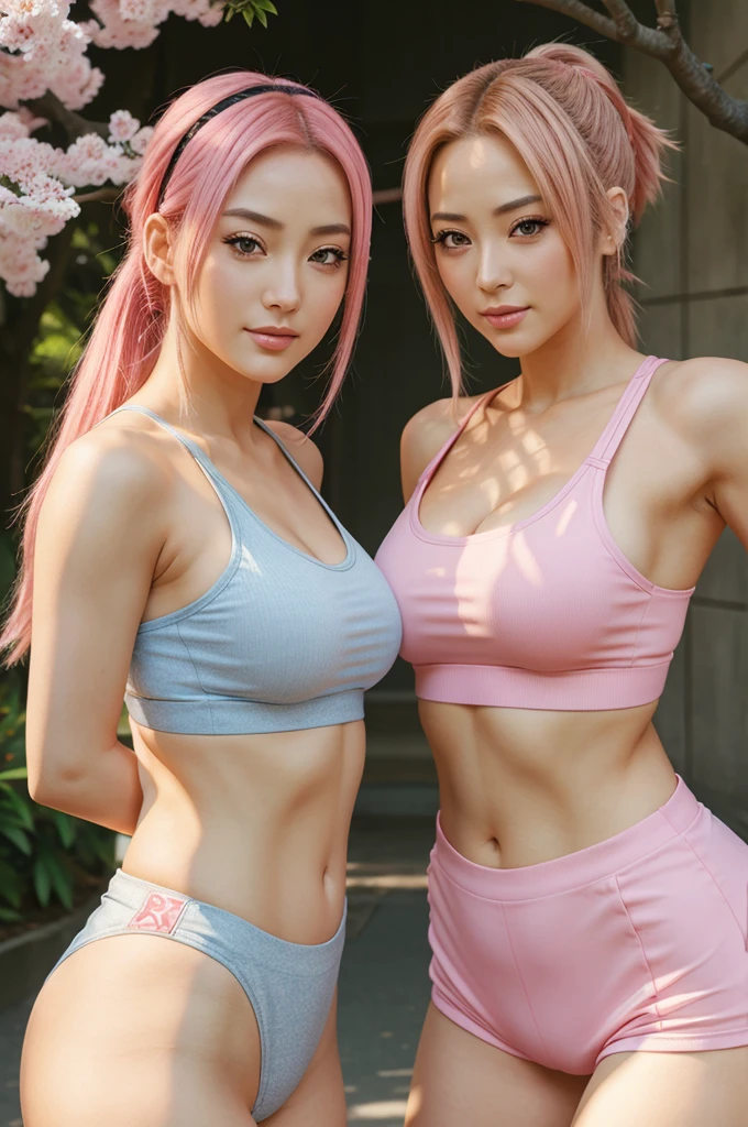 Face of sakura and tsunade body like a gym girl