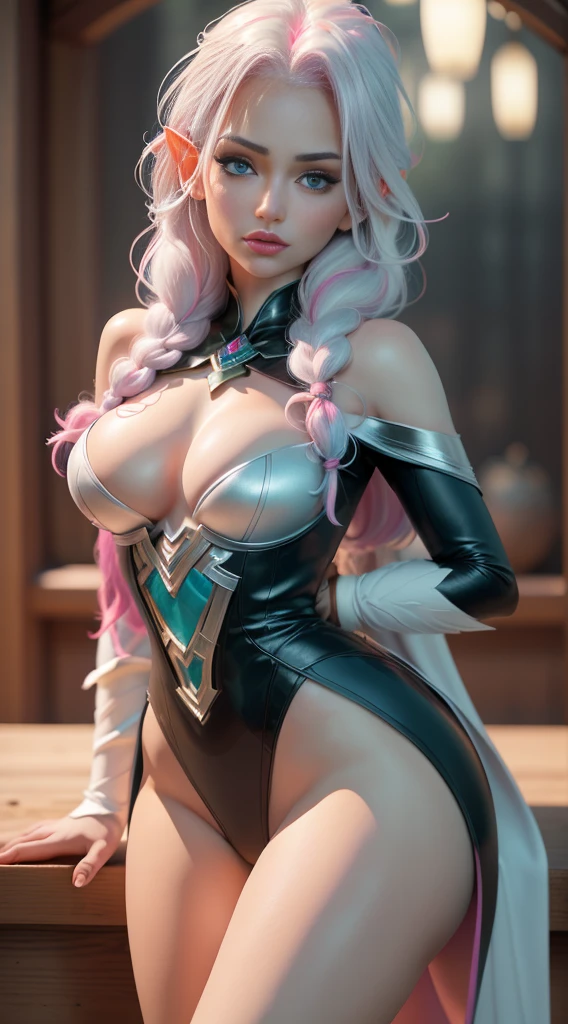 elfgirl (Android northumber 18 dragonballz-Elsa Frozen Disney mixing models .) (ultra FUSIOnorth oF white and pink hair) Highly detailed CG Unity 8k wallpaper, style shot, Complex, high detail, dramatic, Highest quality film still image, Very detailed, Masterpiece, Best Quality, character design, Elsa, Elsa From Frozen,north:18dragonballz Fusion (( Dark style)), realistic and ultra detailed rendering style, natural light, sharp character design, (hard Focus, 8k), (((natural skin texture))), 8k textures, Soft cinematic lighting, Adobe Lightroom, dark room, HDR, sophisticated, elegant, Rich detail, Sharp focus appearance) )), calming tones, Frenzy of details, intricate detail, super detail, low contrast, soft film lighting, muted colors, Exposure Mix, HDR, Desteñir, 35mm, F/1.4, THEY ARE LIKE THIS, f16, 25 sec.