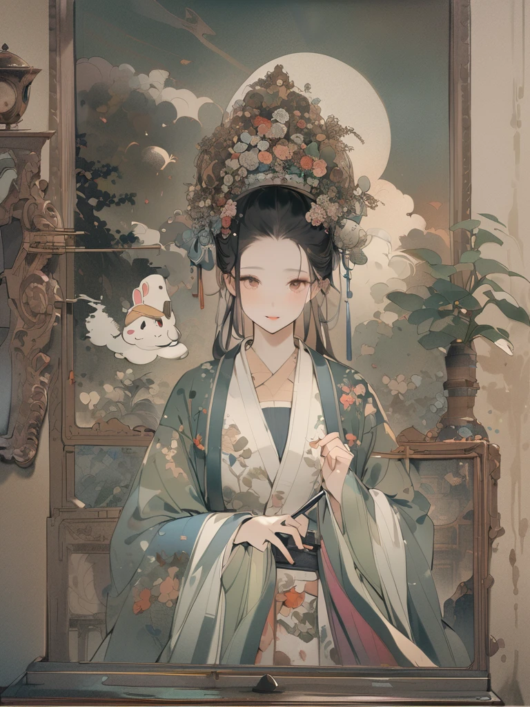 (8K, best quality, masterpiece)，1girl, watercolor(medium), {Practical, original photo, Ultra-fine transparent, image, (Influenced by Yoshitaka Amano&#39;s style:1.6)}, Practical Light, Delicate skin, (Beautiful slim woman, 25 years old, Court Knight:1.5), Thin legs, Fine particles, Long white hair, Detailed fingers, Thin, sex, Ecstasy expression, 动感sex感的姿势, (巨大有弹sex的坚挺胸部:1.4), (sex感指挥官的盔甲, Long skirt, Long red cape, boots:1.2),(The armor has a larger chest opening;1.6), Exposing breasts, (Arcadia, Flower Storm, Many flowers:1.8), Unobscured，Beautiful scenery, (Flowers, Wind and Moon:1.5), Vivid colors, High contrast, High Saturation