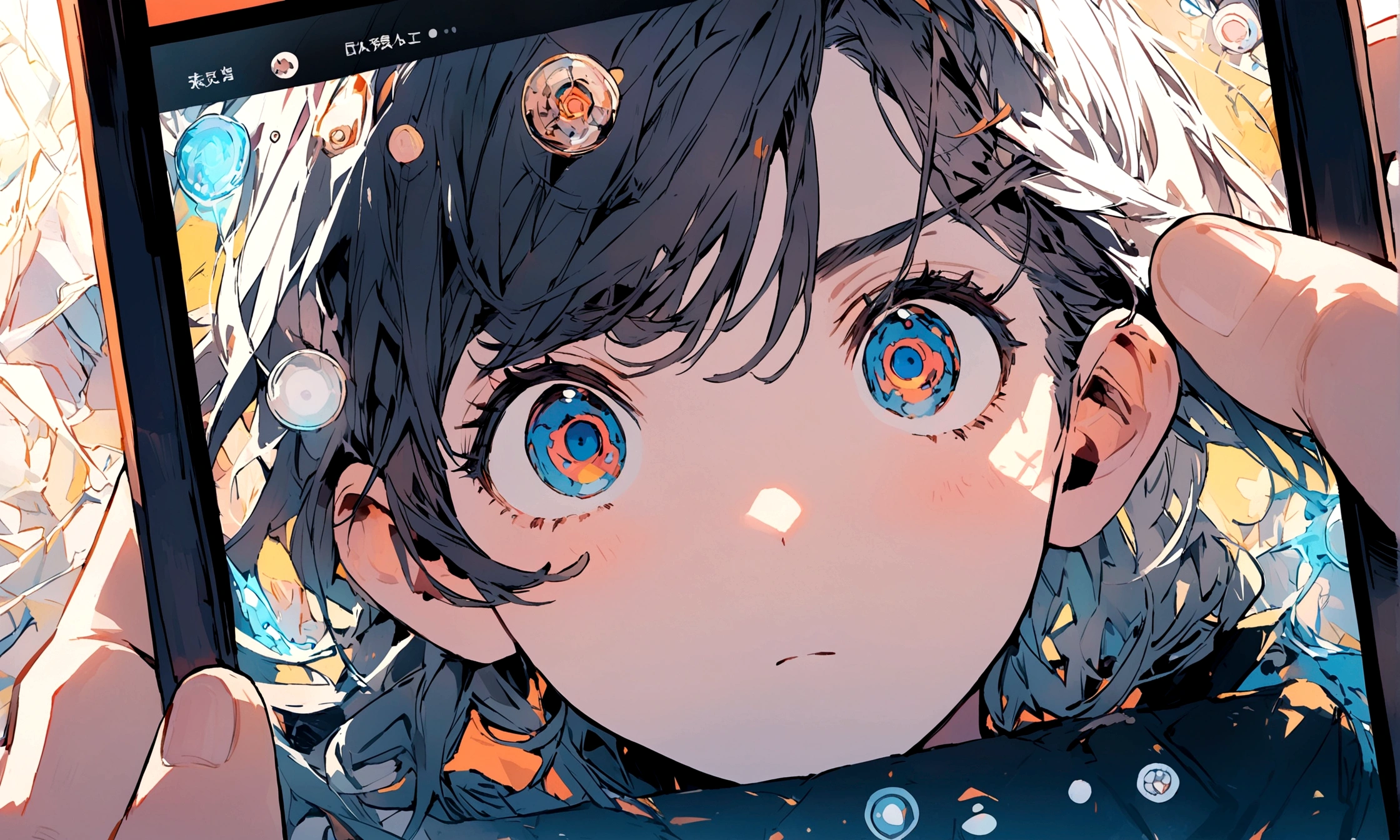 uma garota, View from waist to head, olhos bem abertos, irado, esta chorando, Tears flow from the eyes, boca aberta, Pegue a bainha da saia, absurdo, Qualidade de imagem superior, alta qualidade, delicate illustration, Ultra-delicado, delicate hand, rosto delicado e lindo, alta qualidade