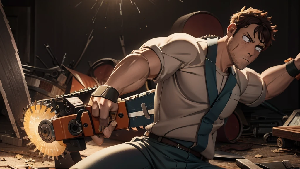 Power chainsaw man