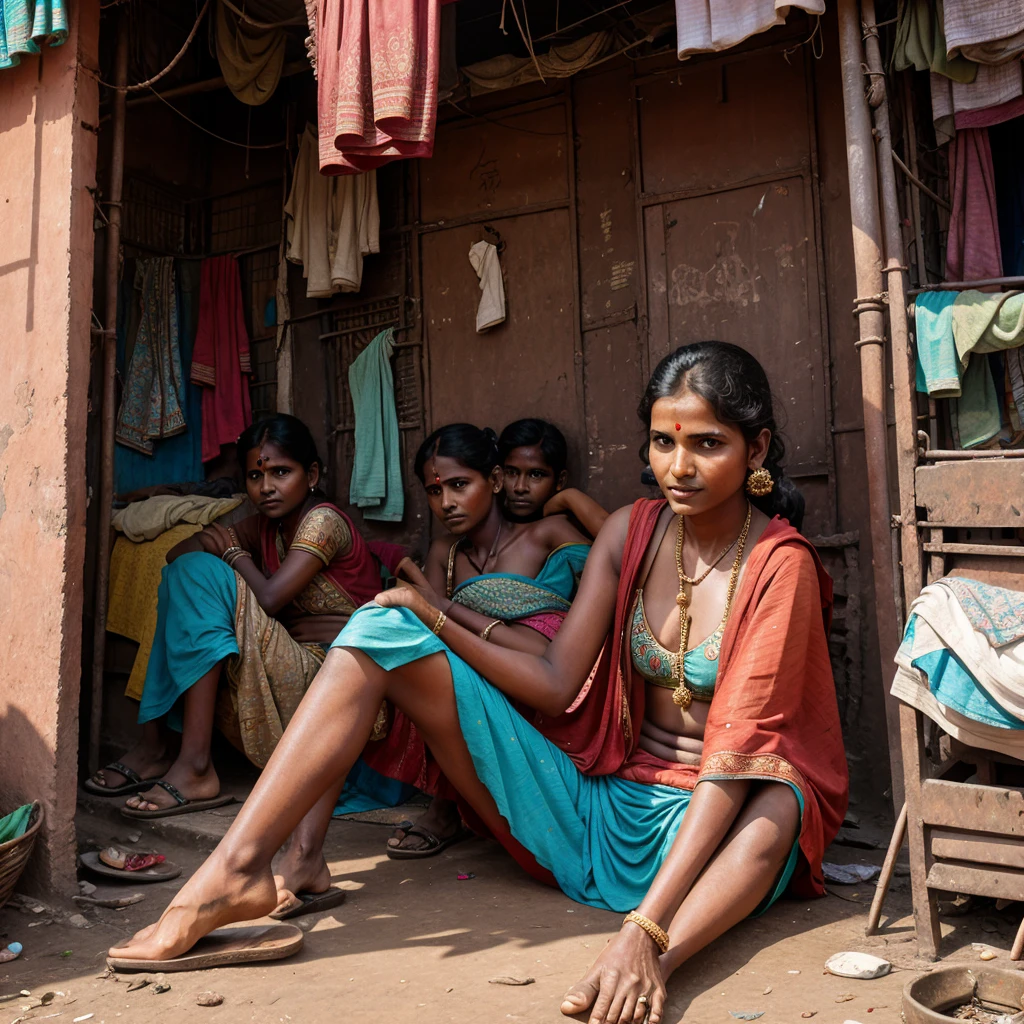 India slum life style