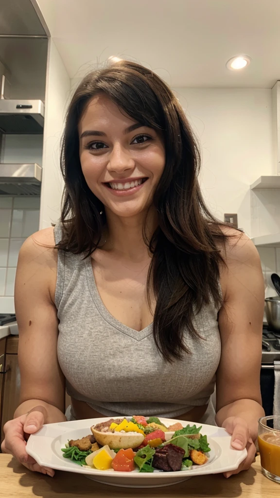 sexy black hair girl( smile and no clothes)