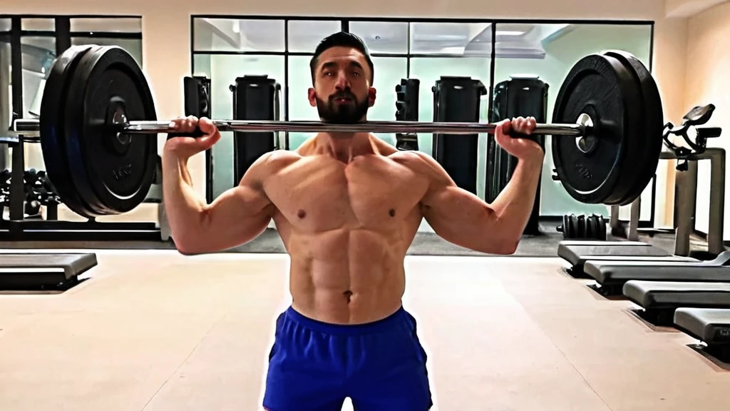 I do strength training at the gym.