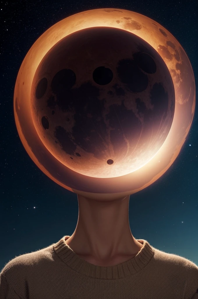 Make a beautiful realistic of about as the eclipse