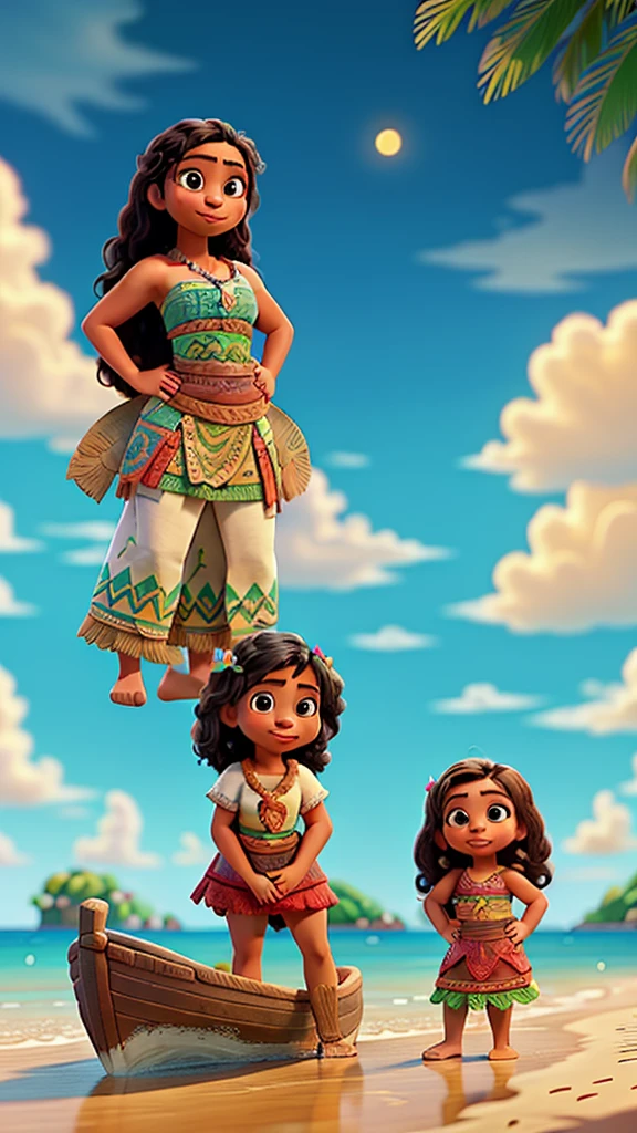 Moana and tiana