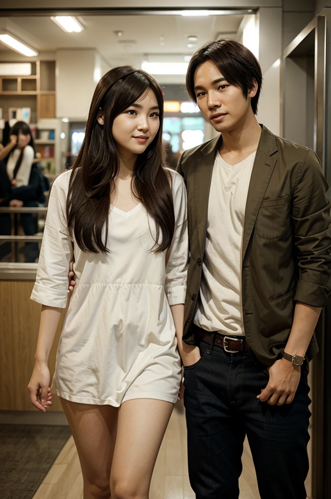 A handsome man and a beautiful woman from Korea go on an adventure