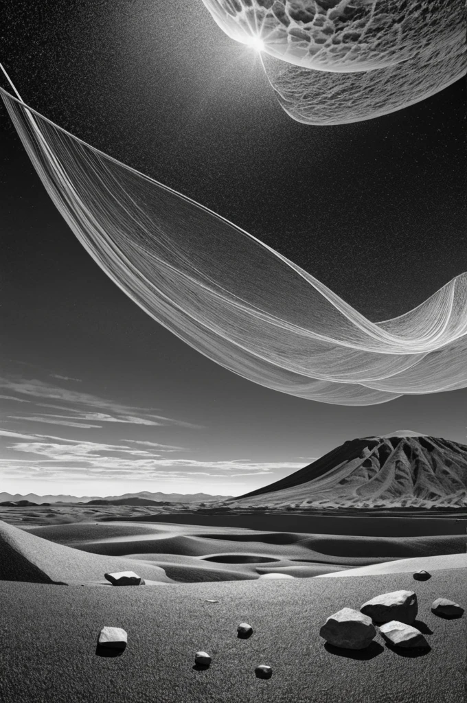 Surreal composition drawing