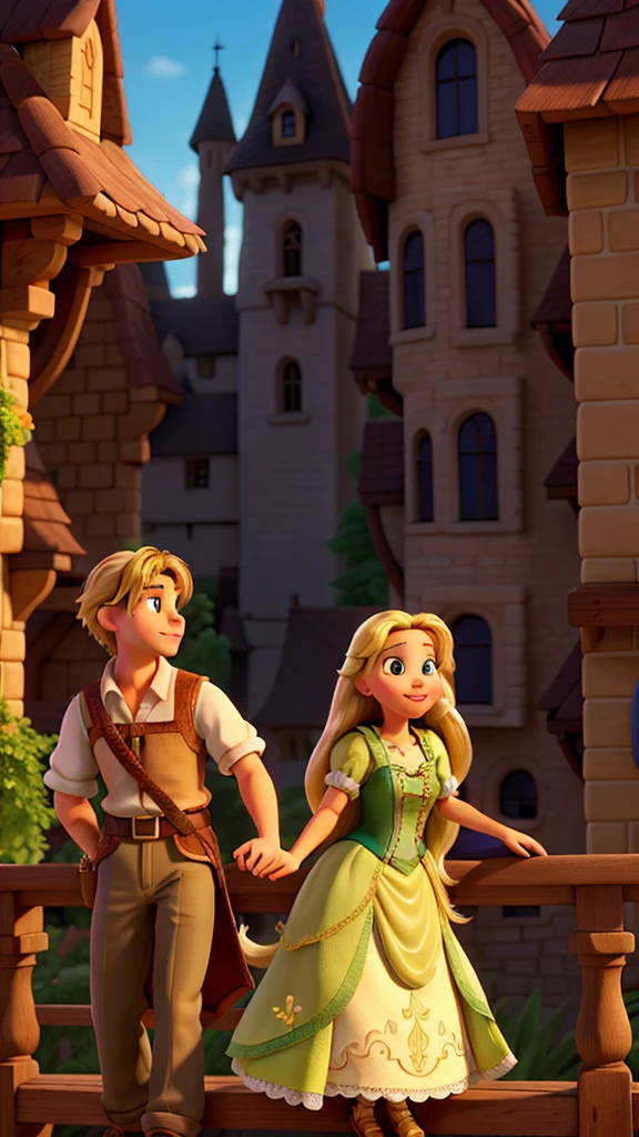 Tiana and Rapunzel