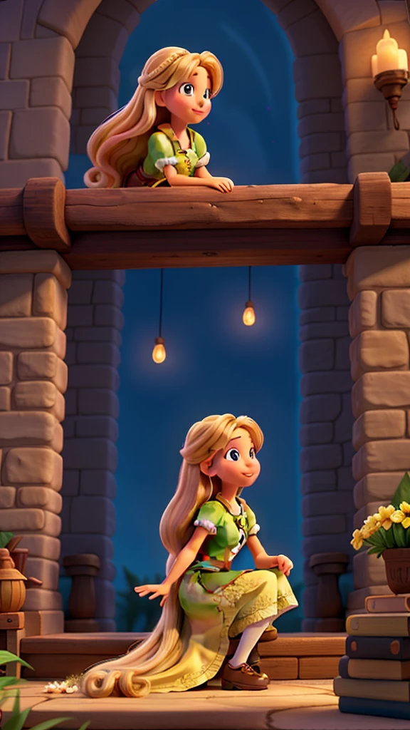 Tiana and Rapunzel