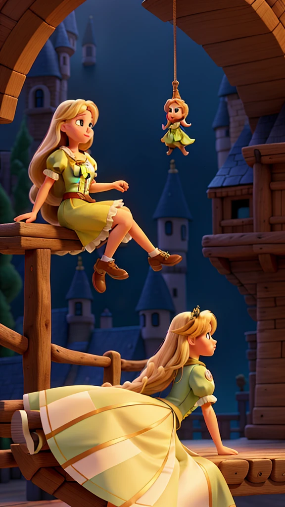 Tiana and Rapunzel