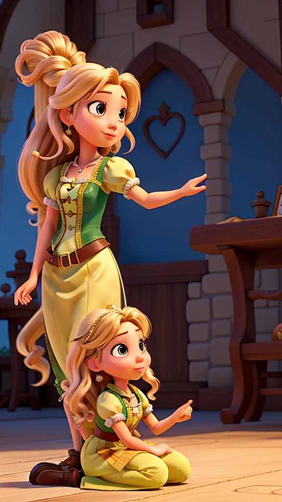 Tiana and Rapunzel