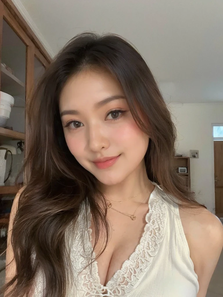 big round breast, cleavage,