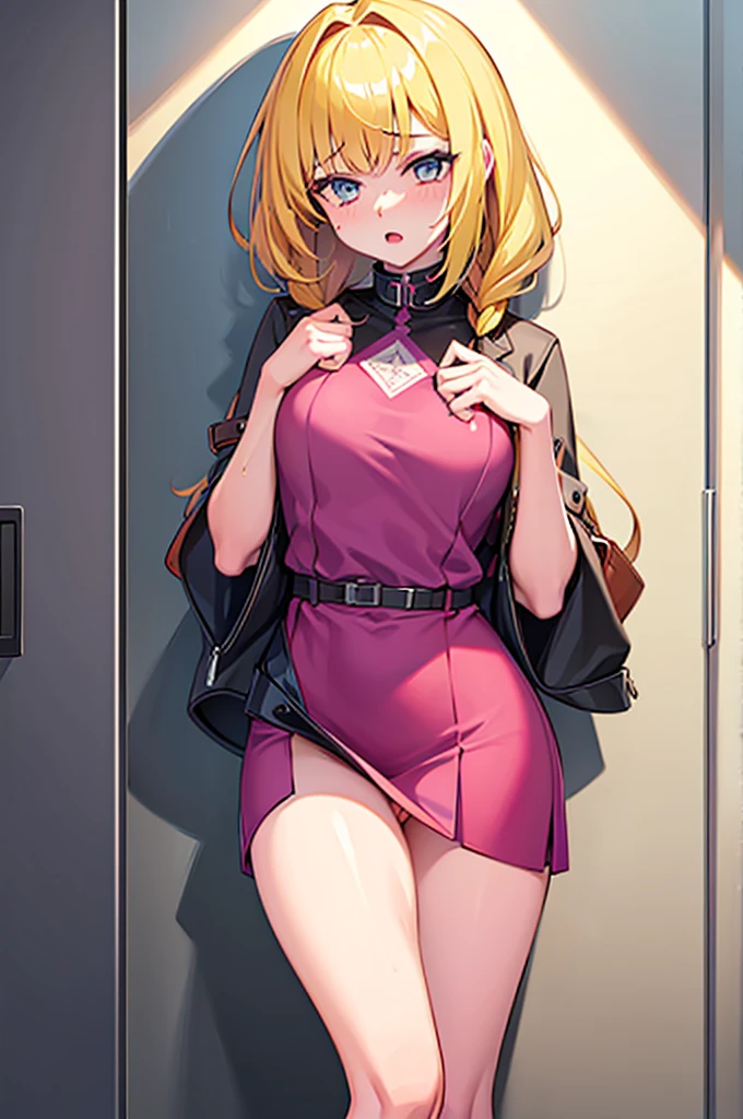 A girl masturbation