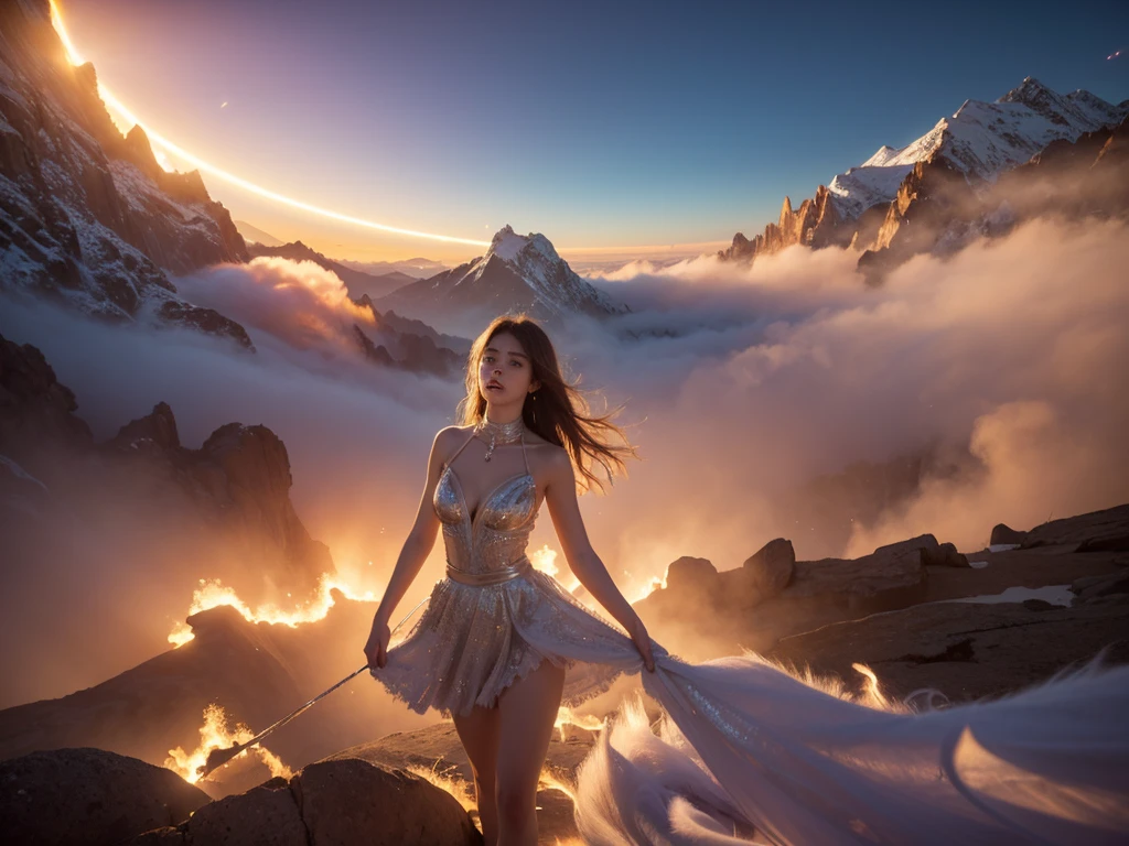 {{{{masterpiece}}}}, {{{{best quality}}}}, original, {{ultra-detailed}},{{illustration}},light_leaks,Amazing, finely detail,extremely detailed CG,cinematic lighting, lens flare,beautiful detailed glow,dynamic angle, {{{artbook}}}, Original,{{{16K_wallpaper}}},fractal noise,Fistfight between women