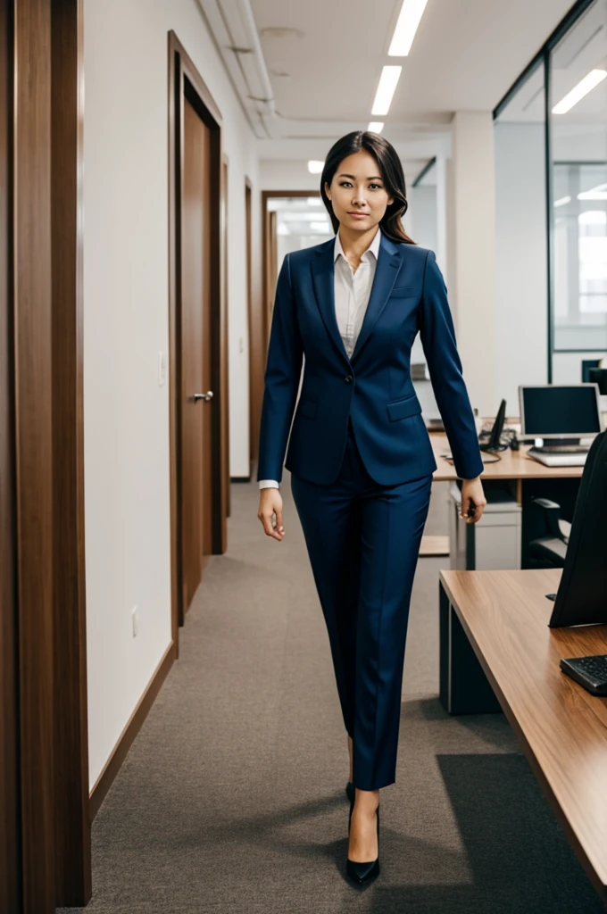 Woman in office suit 
